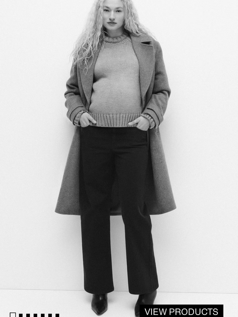 H&M Mama Before and After Maternity Black Straight-Leg Women’s Jeans